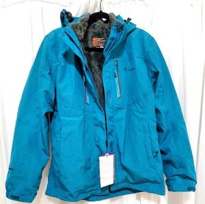 OutdoorMaster Ski Jacket- Fleece inner jacket, New